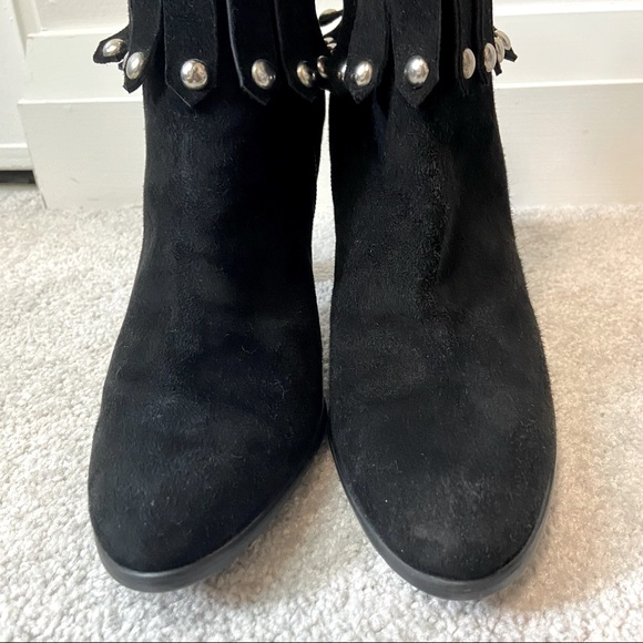STUART WEITZMAN Women’s Ankle Black Leather Boots - Size: 38.5 - Picture 11 of 16